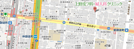 東京都台東区東上野1-7-12 徳永ビル2階のマップ